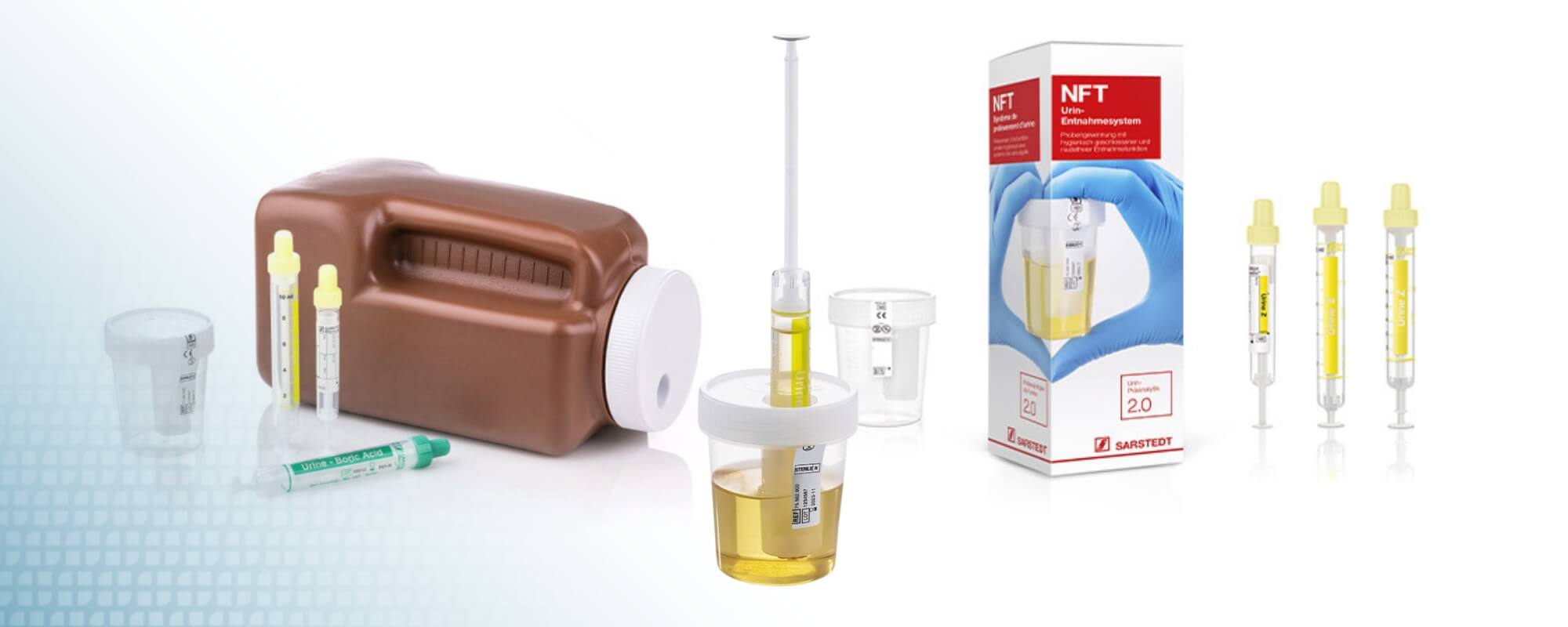 Gå til NFT | Nålefri Urinindsamling med Urin-Monovette®